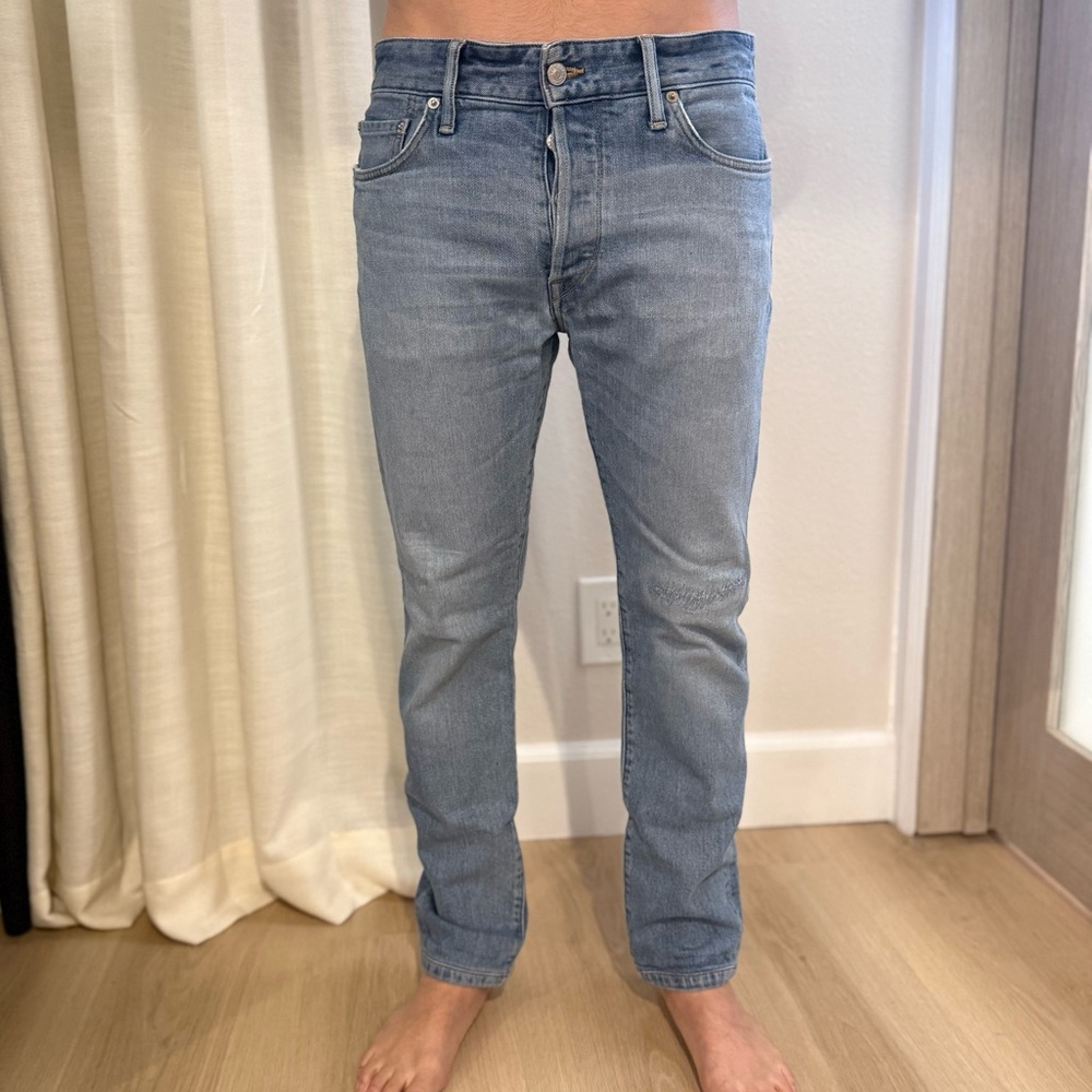 Buck Mason Men's Light Blue Jeans